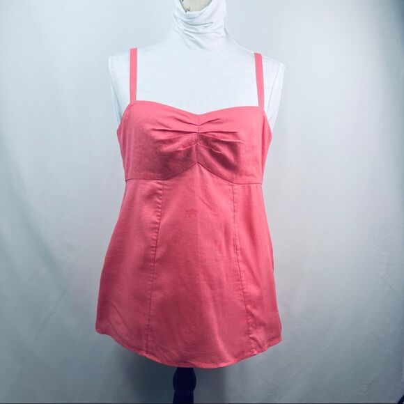 Patagonia size 10  hemp /organic cotton blend spaghetti strap blouse - Picture 2 of 9